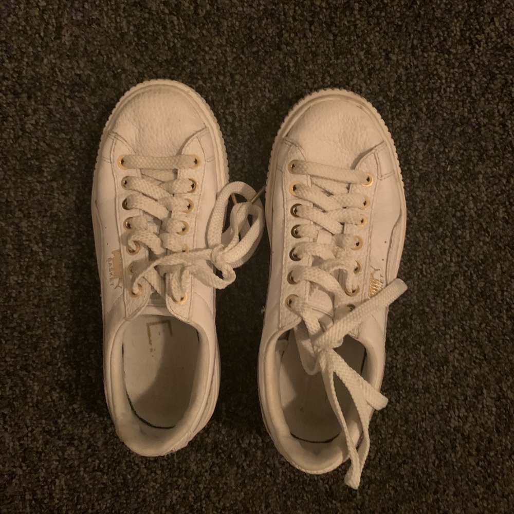 Puma platform sneakers!